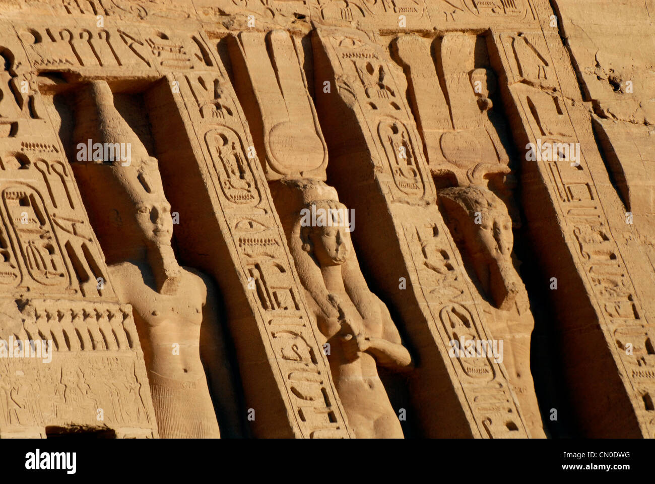 Abu Simbel temple of Ramses Egypt Stock Photo