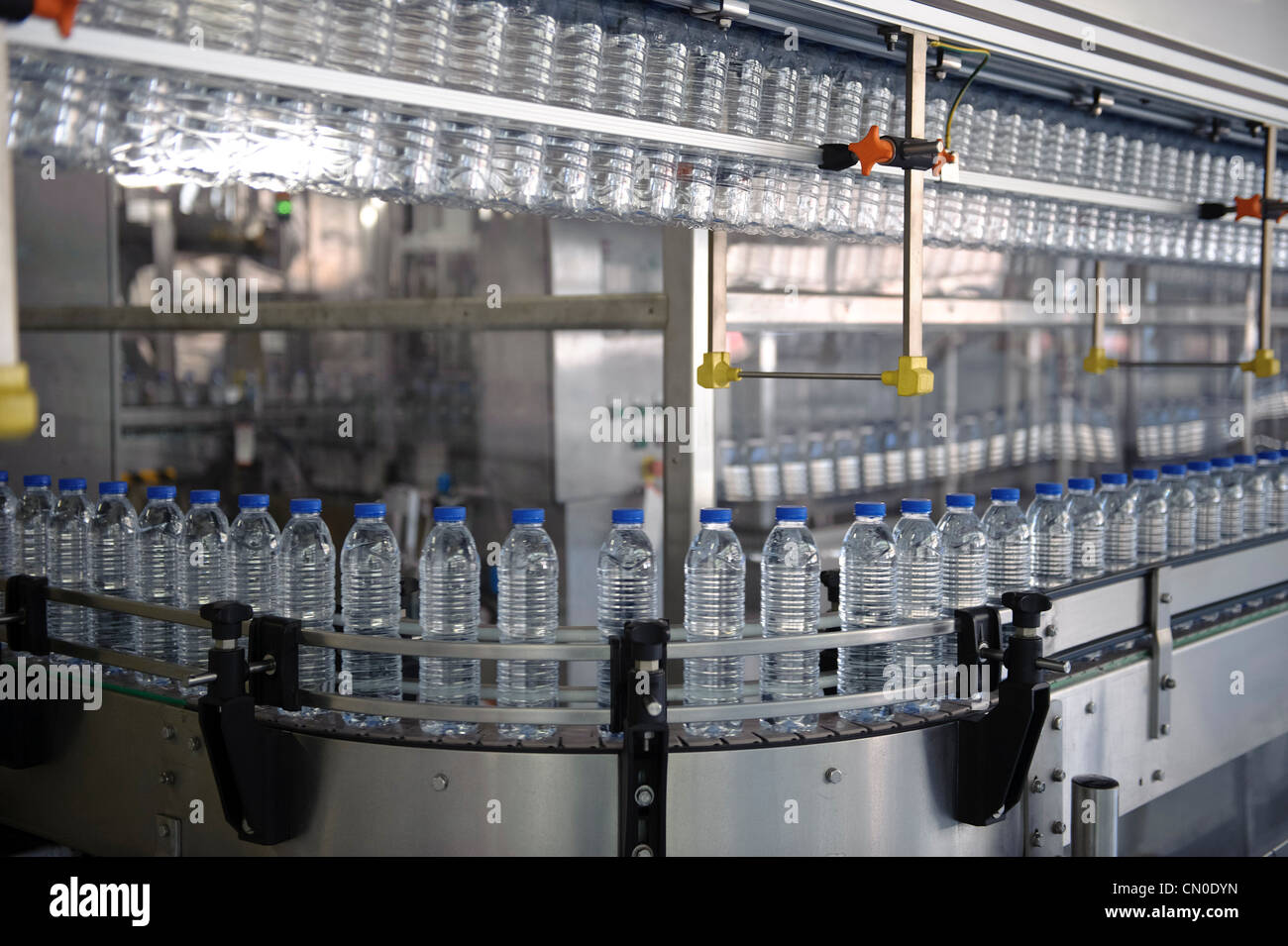 Water bottling plant Stock Photo Alamy