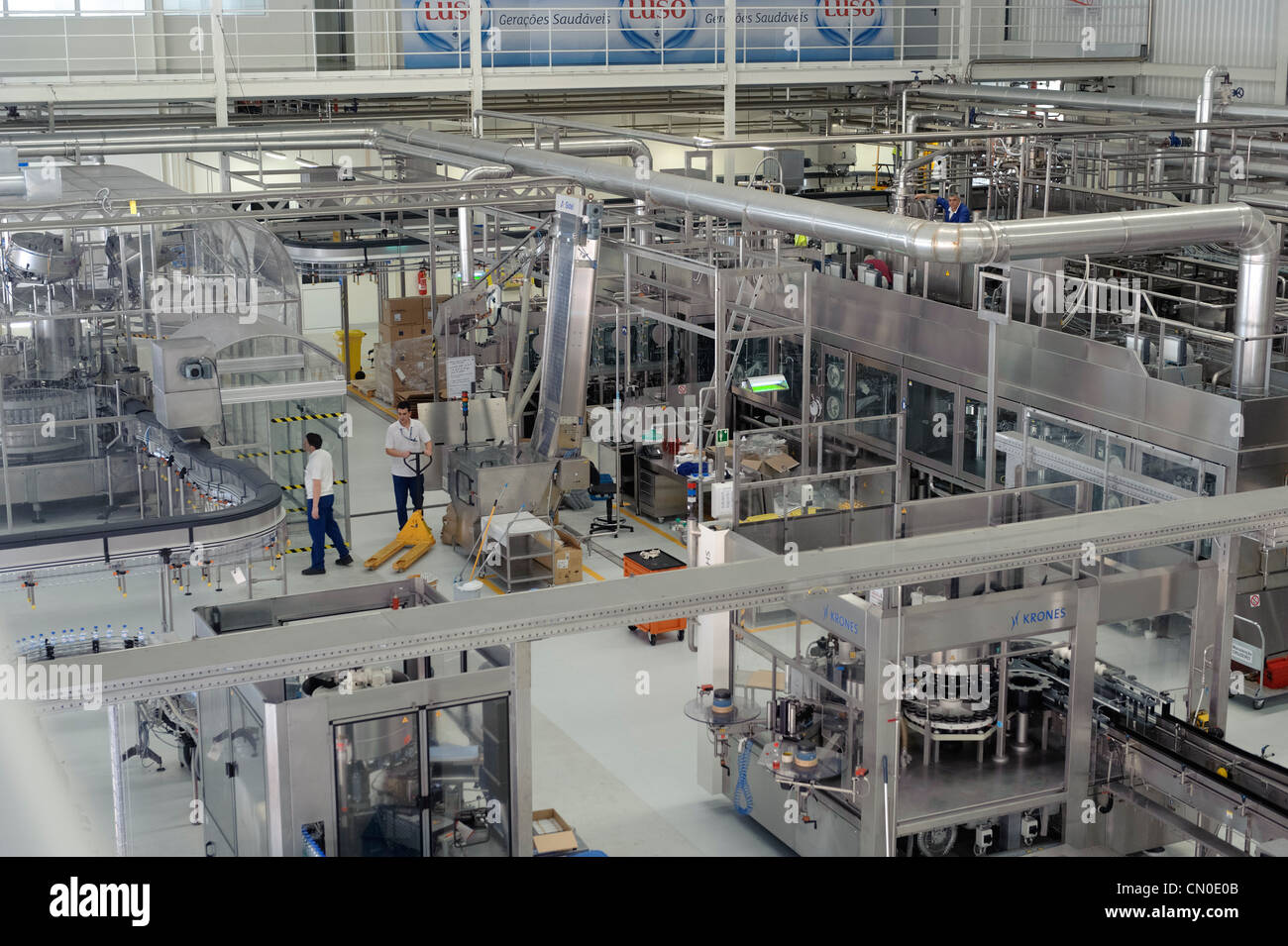 Factory floor from above Stock Photo Alamy