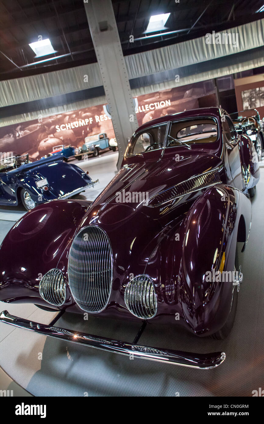 1937 Talbot Lago T150SS By Figoni et Falaschi at the Mullin Museum on Oxnard California Stock Photo