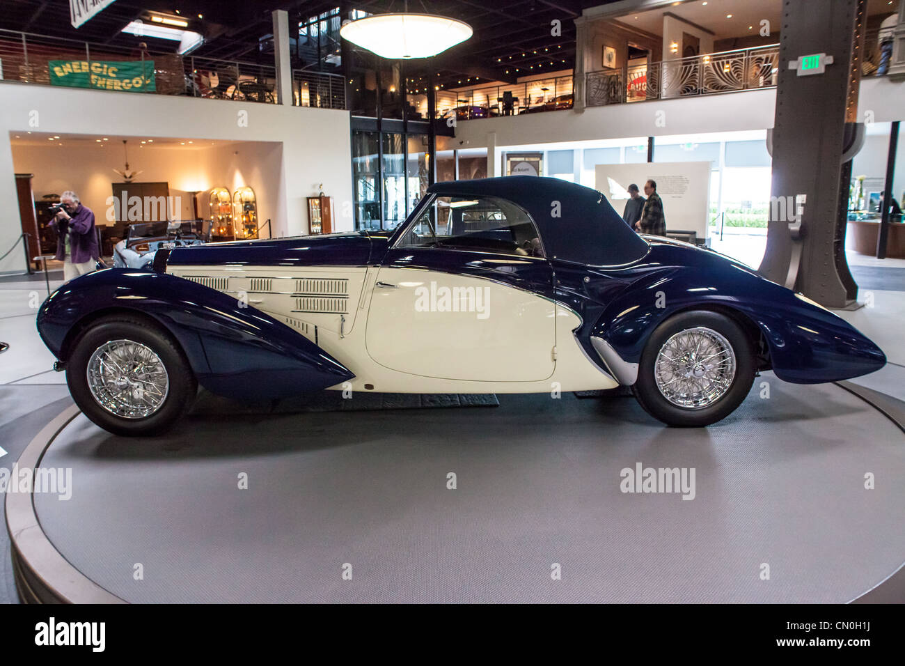 1939 Bugatti Type 57c Aravis at the Mullin Museum in Oxnard California ...