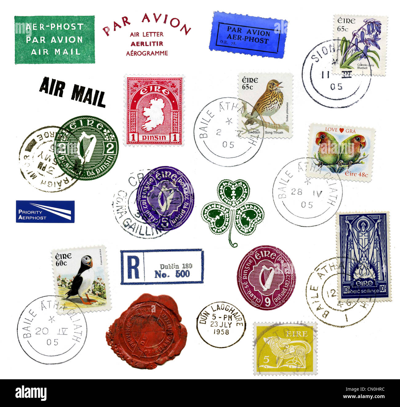 Postage stamp ireland hires stock photography and images Alamy