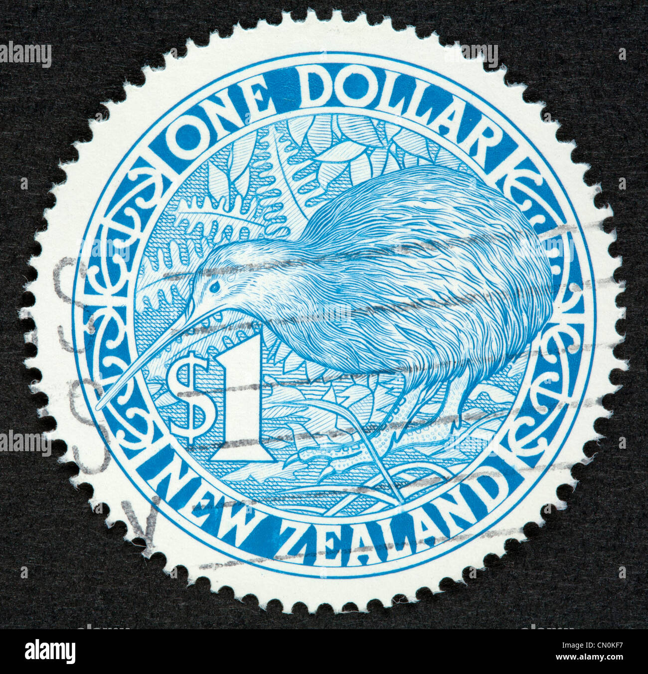 New Zealand postage stamp Stock Photo