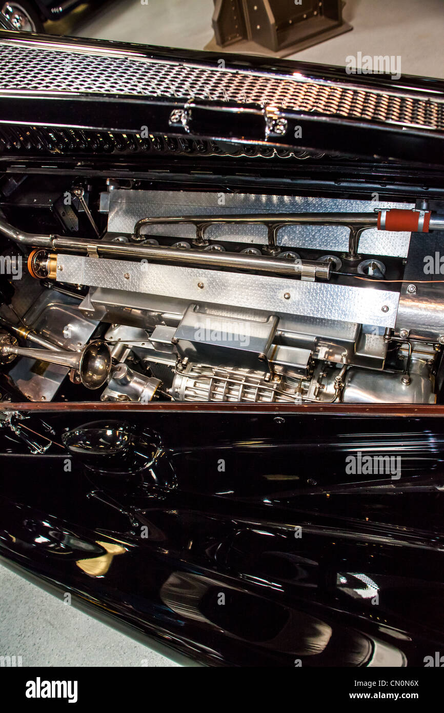 A Bugatti engine Stock Photo