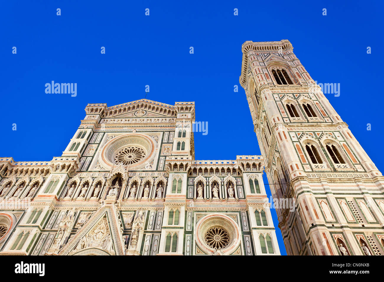 Italy, Florence, Duomo Santa Maria del Fiore at Dusk Stock Photo