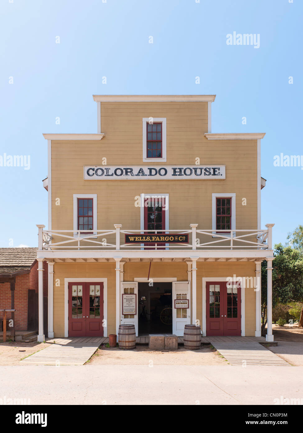 Colorado House, Old Town San Diego Stock Photo