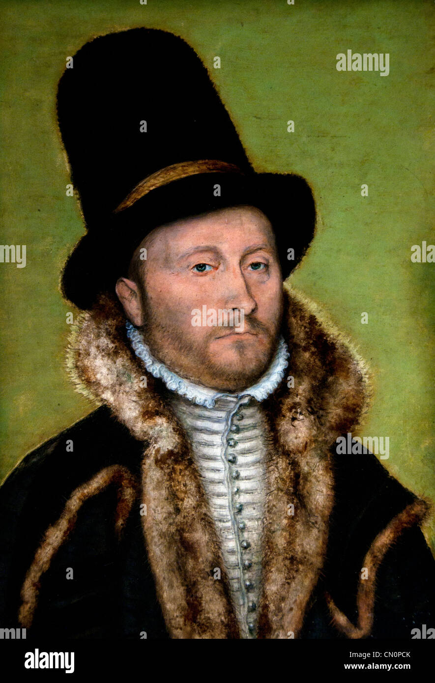 François de Guerrier 1528-1598 consul de Lyon by Corneille de Lyon 1550 Stock Photo