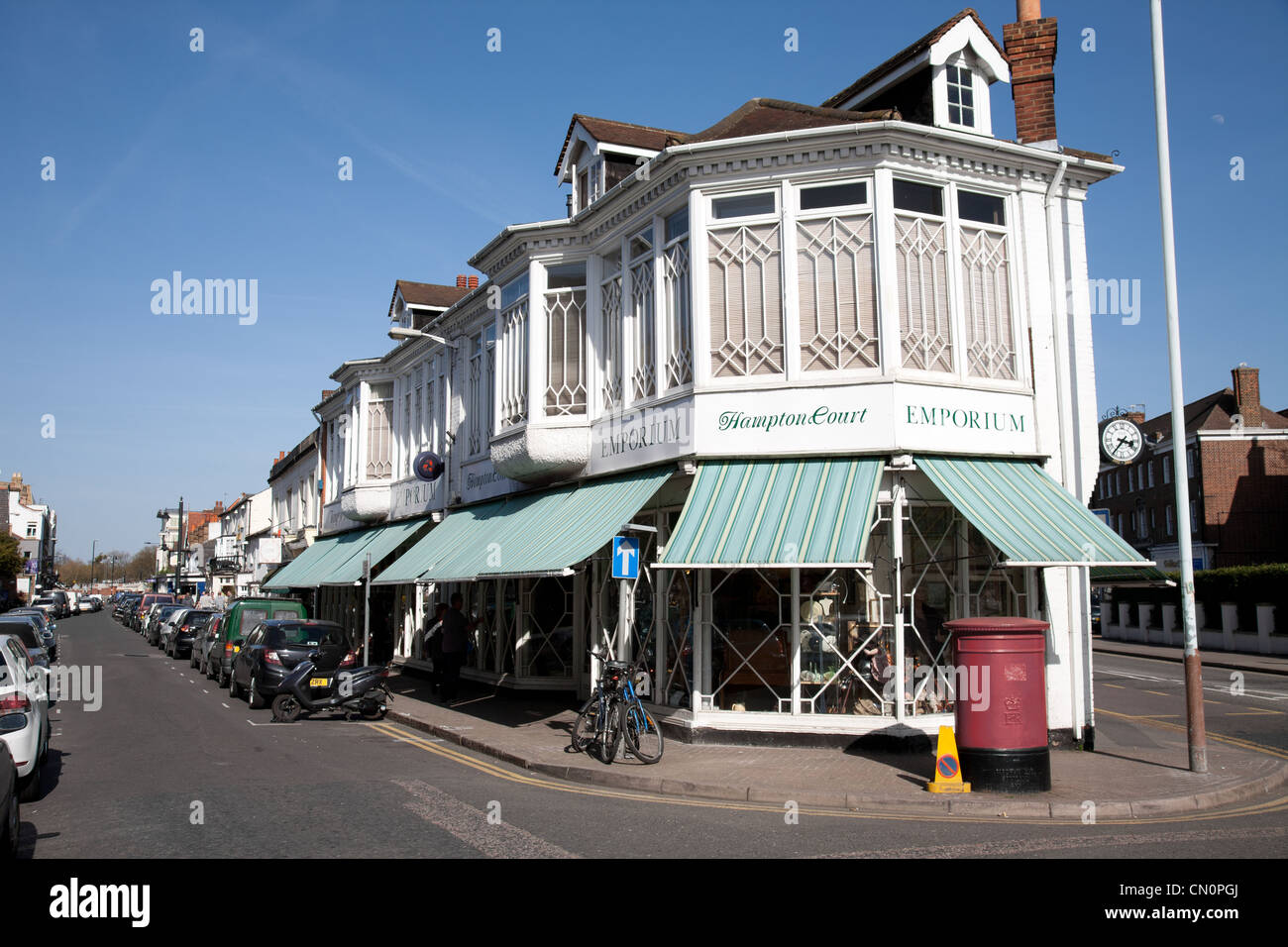 Hampton village East Molesey Stock Photo Alamy