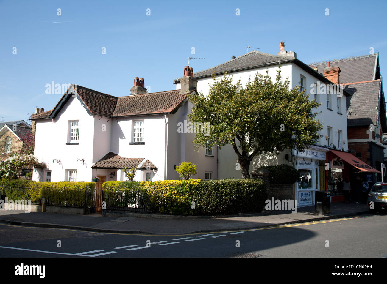 Hampton village East Molesey Stock Photo Alamy