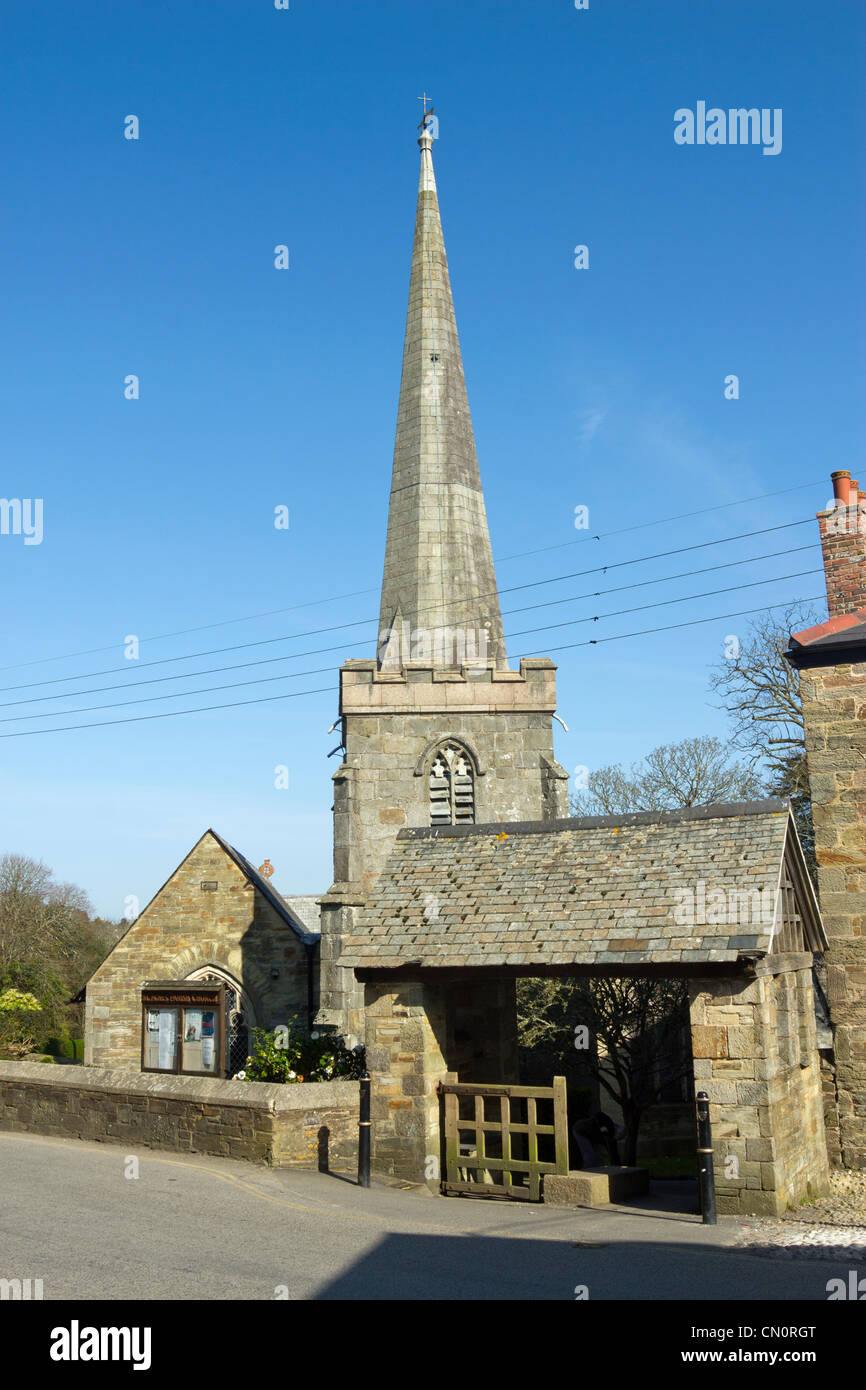 St Agnes Parish Church in Cornwall UK. Stock Photo