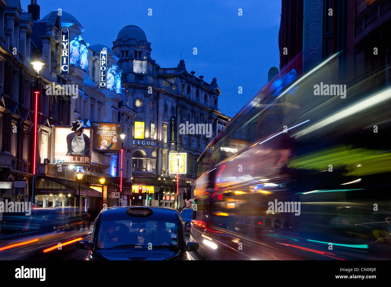 Shaftesbury avenue dusk hires stock photography and images Alamy