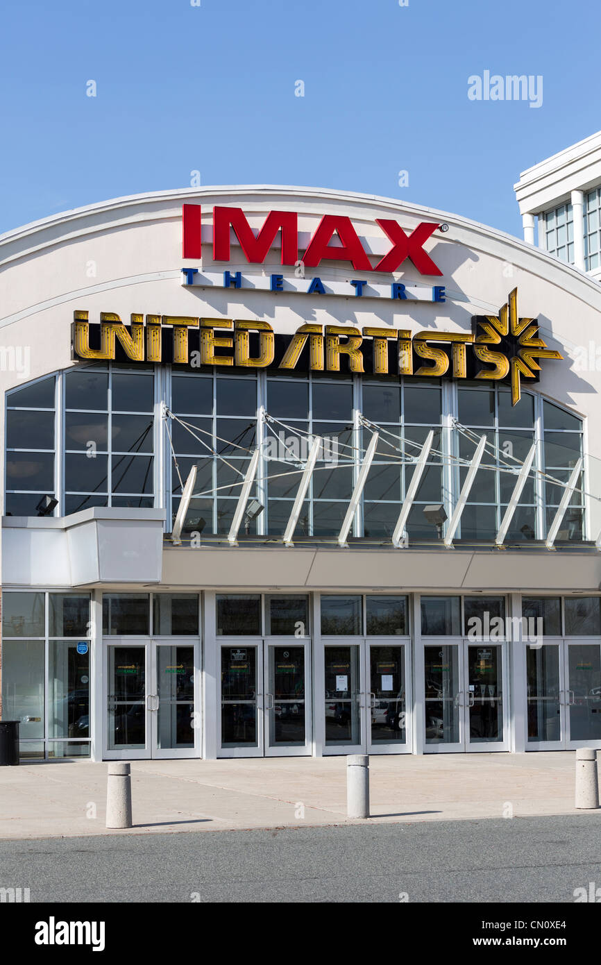 Imax movie theater United Artists, King of Prussia Mall, Pennsylvania, USA Stock Photo