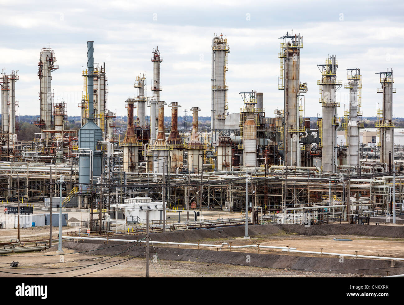 Sunoco oil refinery, Philadelphia, Pennsylvania, USA Stock Photo Alamy