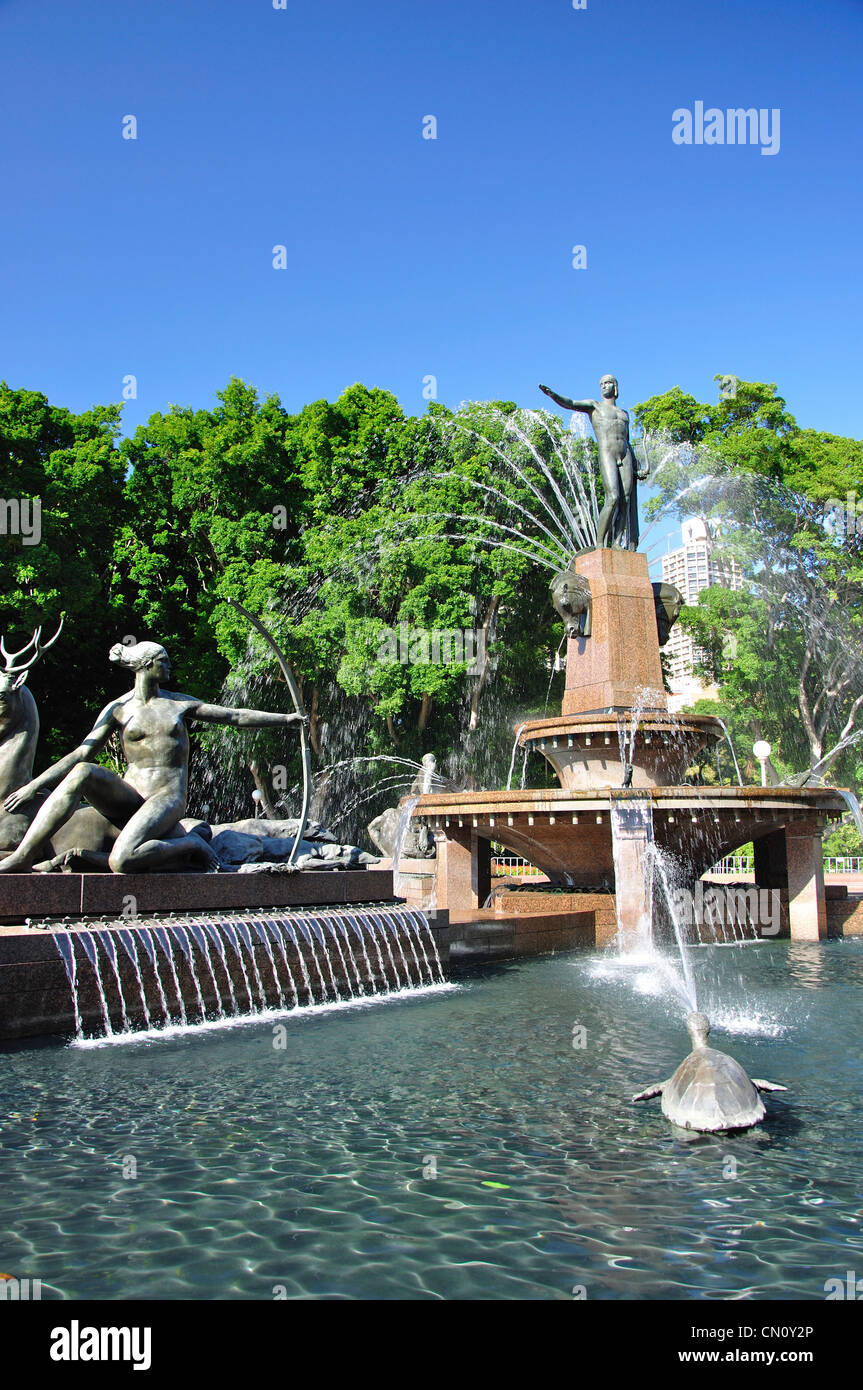 The Archibald Fountain Hyde Park Sydney New South Wales Australia Stock Photo Alamy