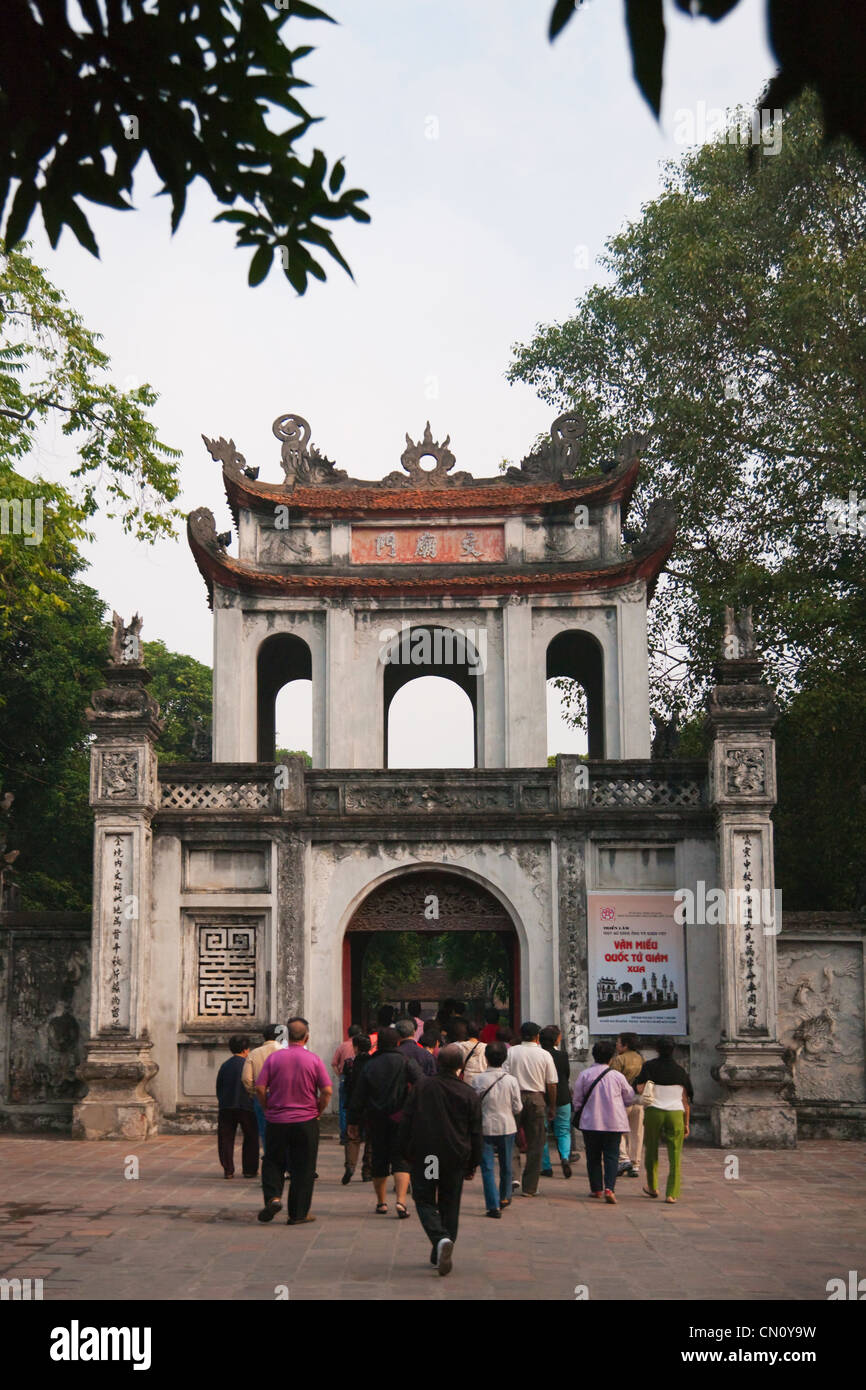 Literature Temple, Hanoi, Vietnam Stock Photo