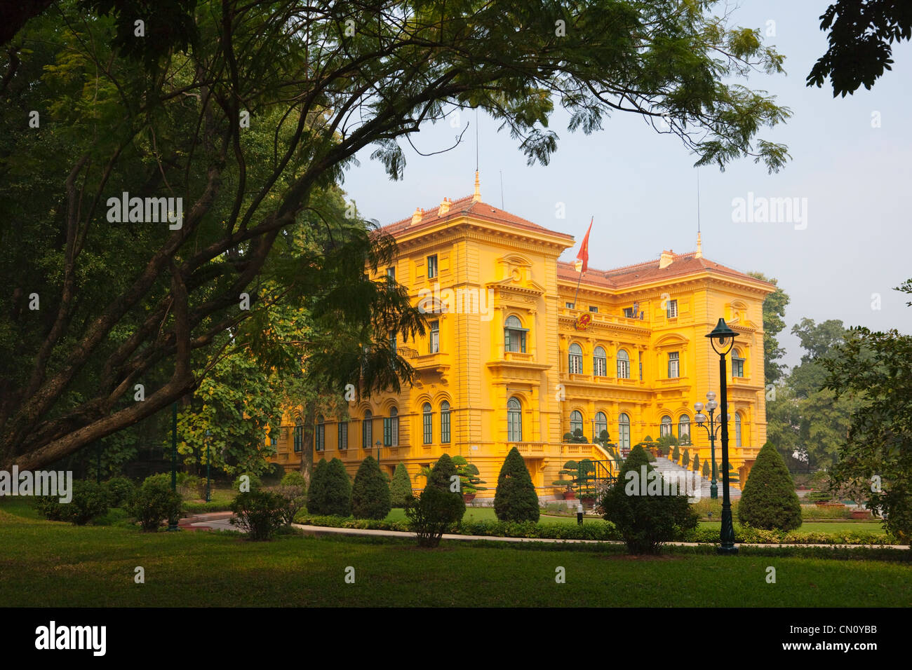 Ho Chi Min's presidential palace, Hanoi, Vietnam Stock Photo