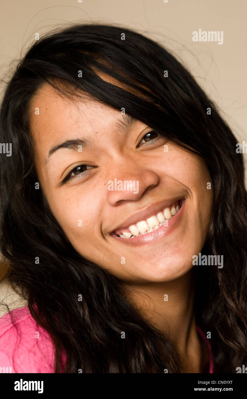 portrait of a young Asian woman Stock Photo - Alamy