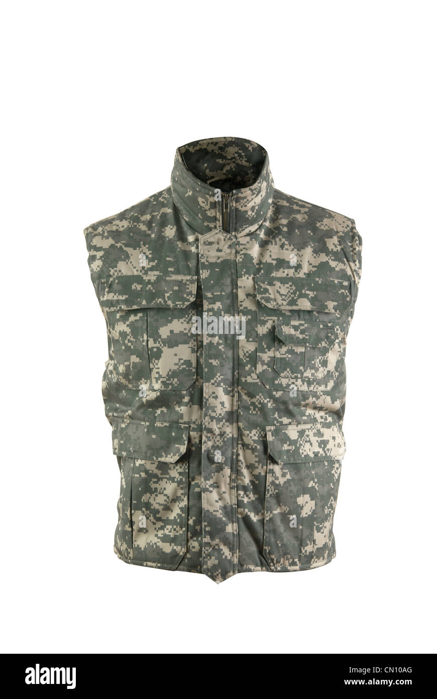military,vest,tactical,cover,cutout,isolated Stock Photo