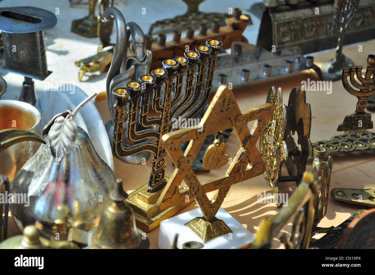 Jewish religious items for sale Stock Photo Alamy