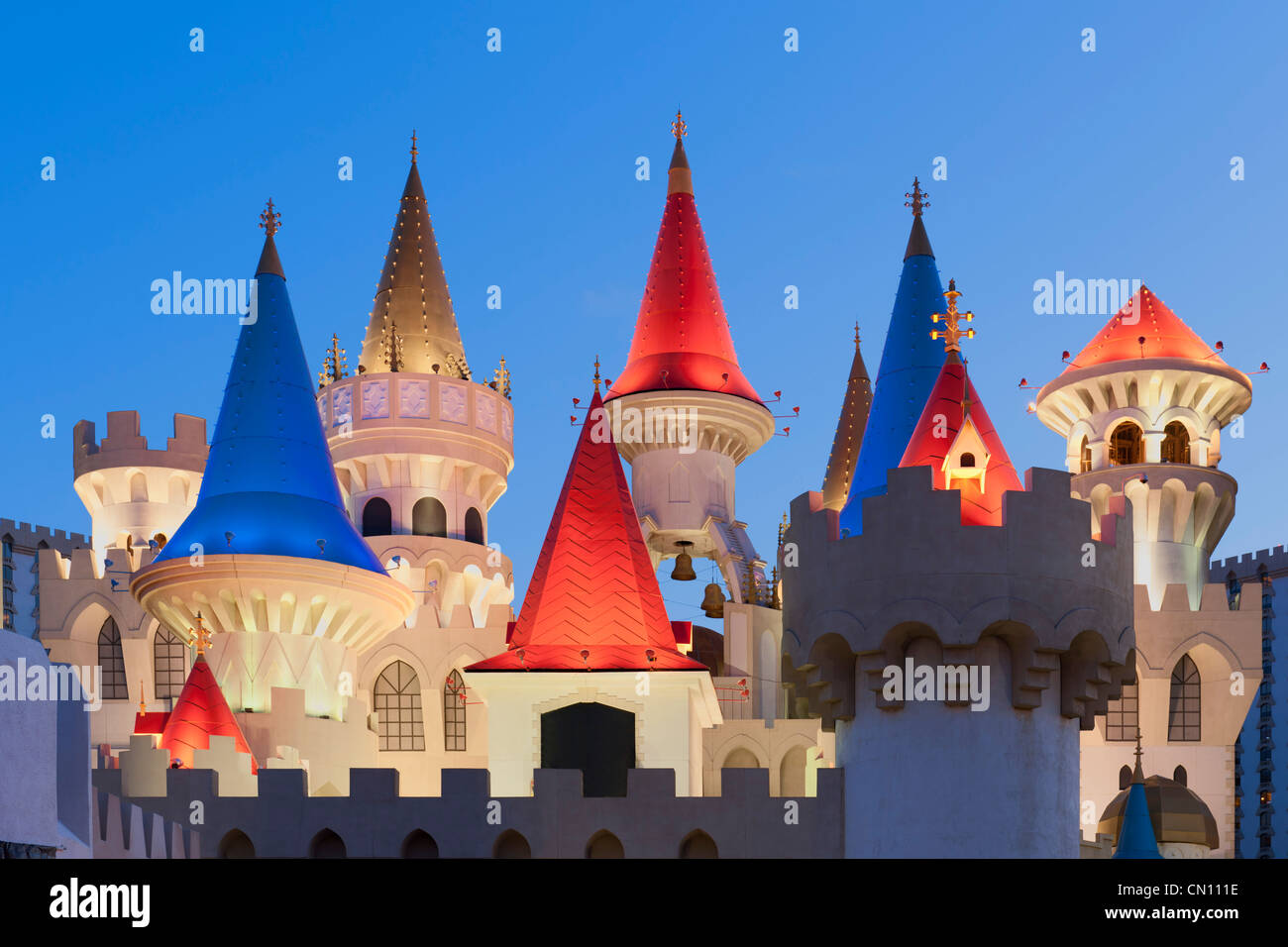 Excalibur, Las Vegas Paradise Stock Photo