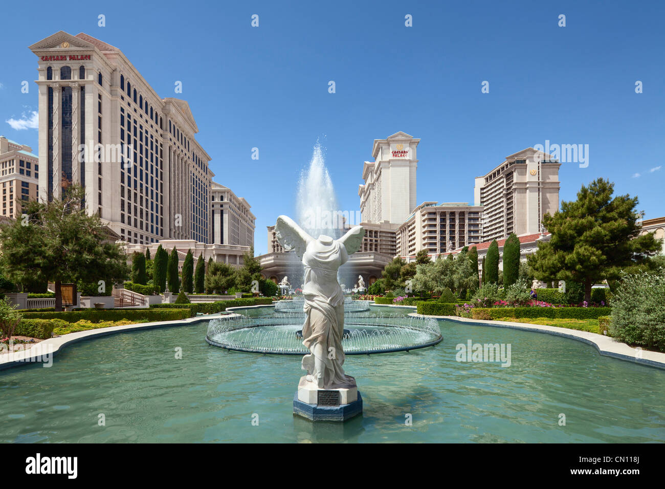 Caesars Palace Fountains, Las Vegas Paradise Stock Photo Alamy