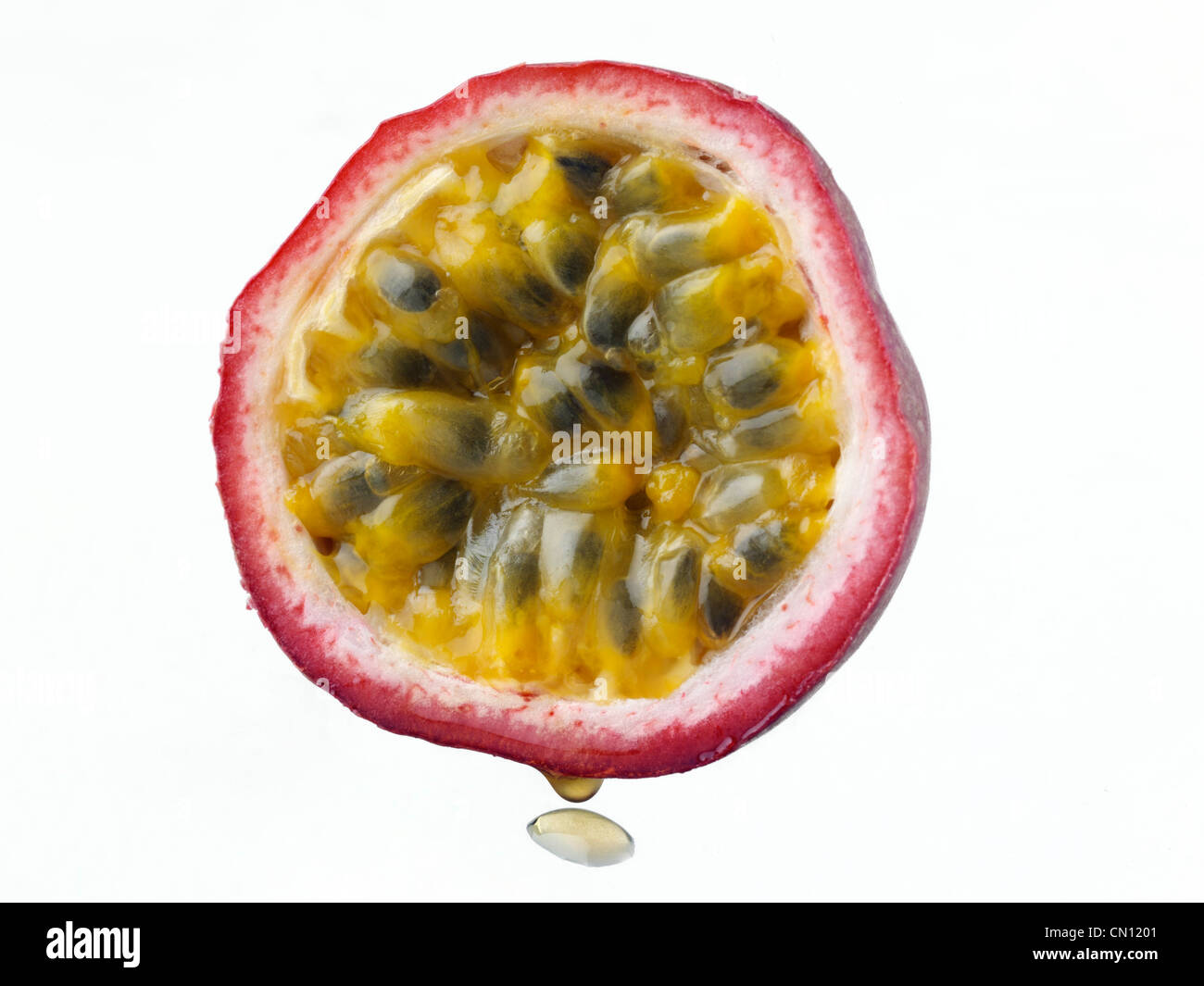 Passion Fruit Cut In Half