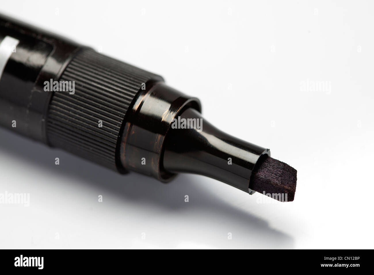 Black felt tip pen Stock Photo
