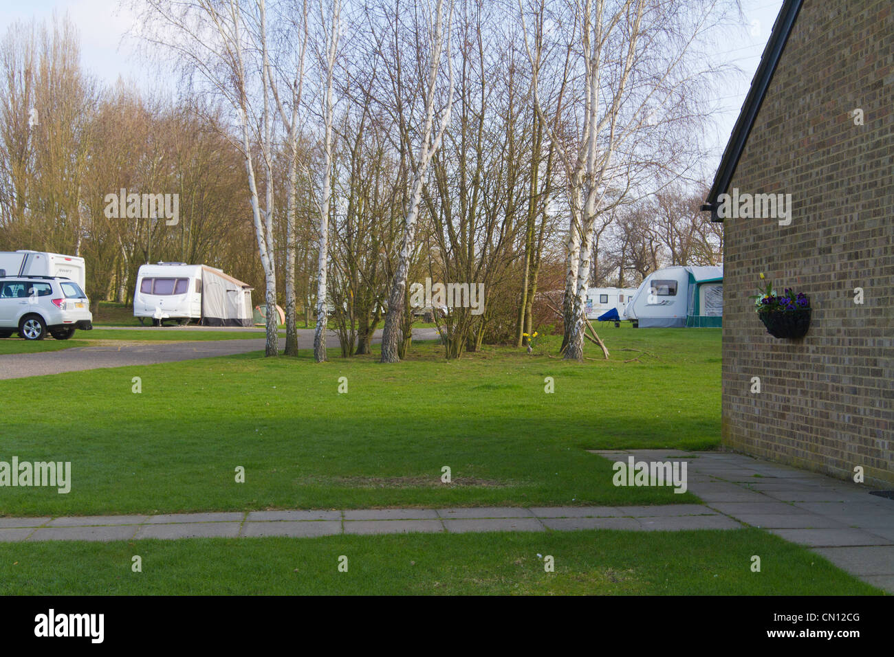 Holiday camping park Canterbury, Kent, UK Stock Photo Alamy