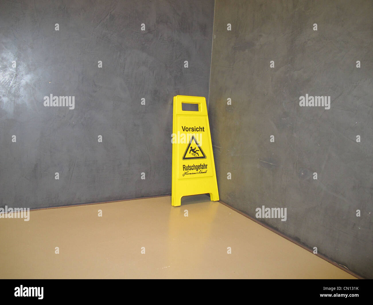 Caution slippery when wet hires stock photography and images Alamy