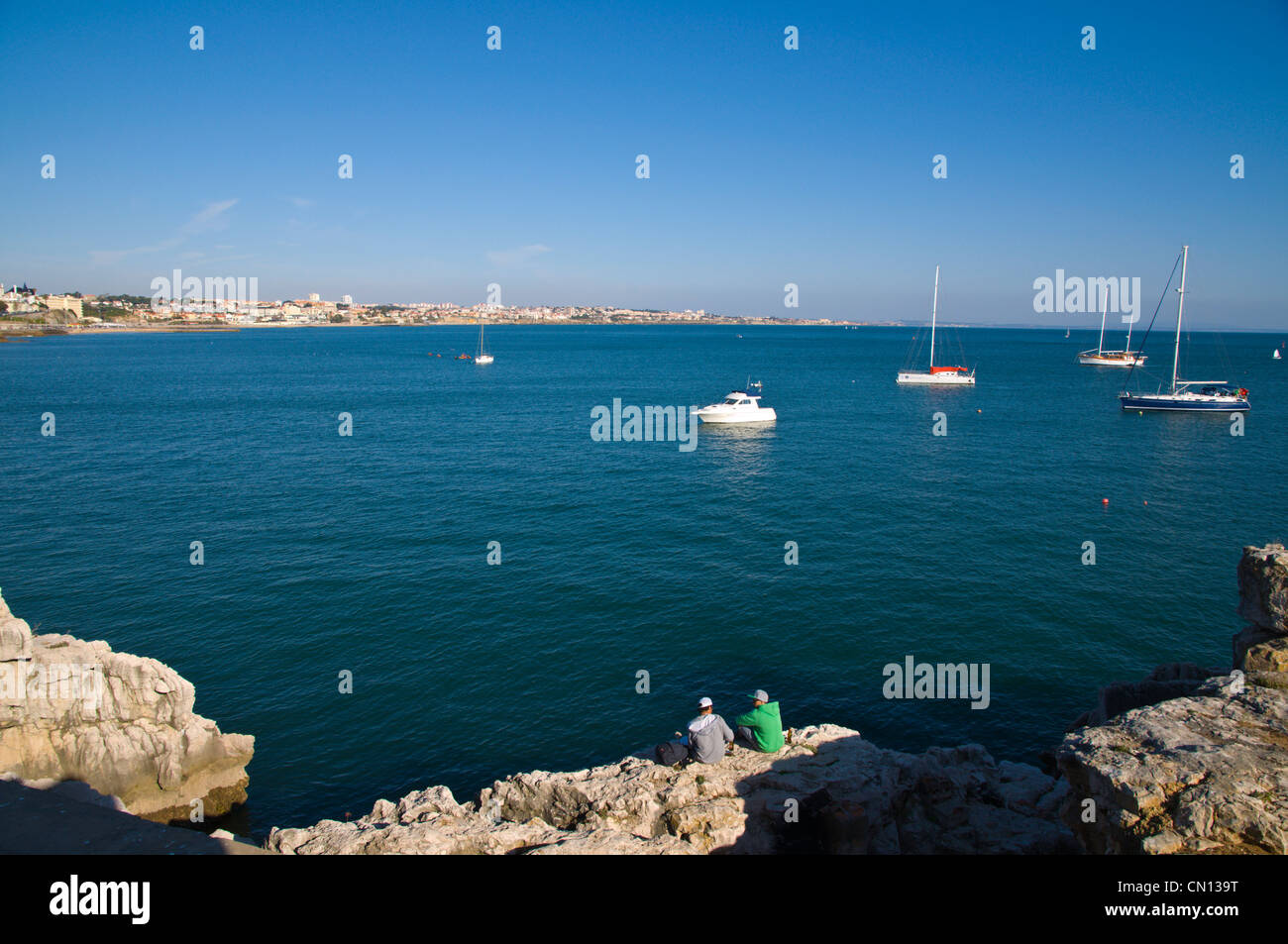 Cascais coastal resort near Lisbon Portugal Europe Stock Photo