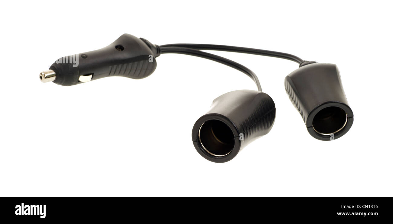 Cigarette lighter adapter Stock Photo Alamy