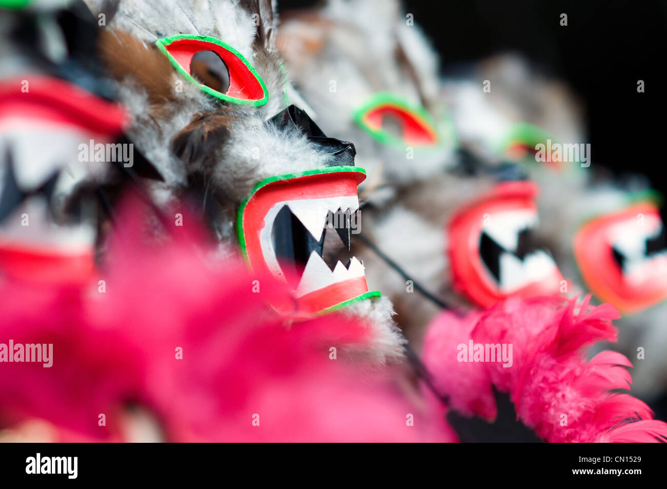 sinulog masks on sale, sinulog festival, cebu, philippines Stock Photo
