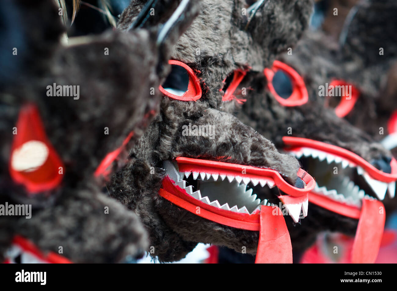sinulog masks on sale, sinulog festival, cebu, philippines Stock Photo