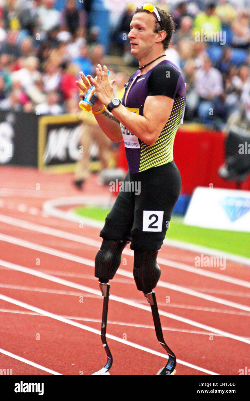 Paralympian Richard Whitehead at the Diamond League meeting at Crystal Palace Stock Photo Alamy