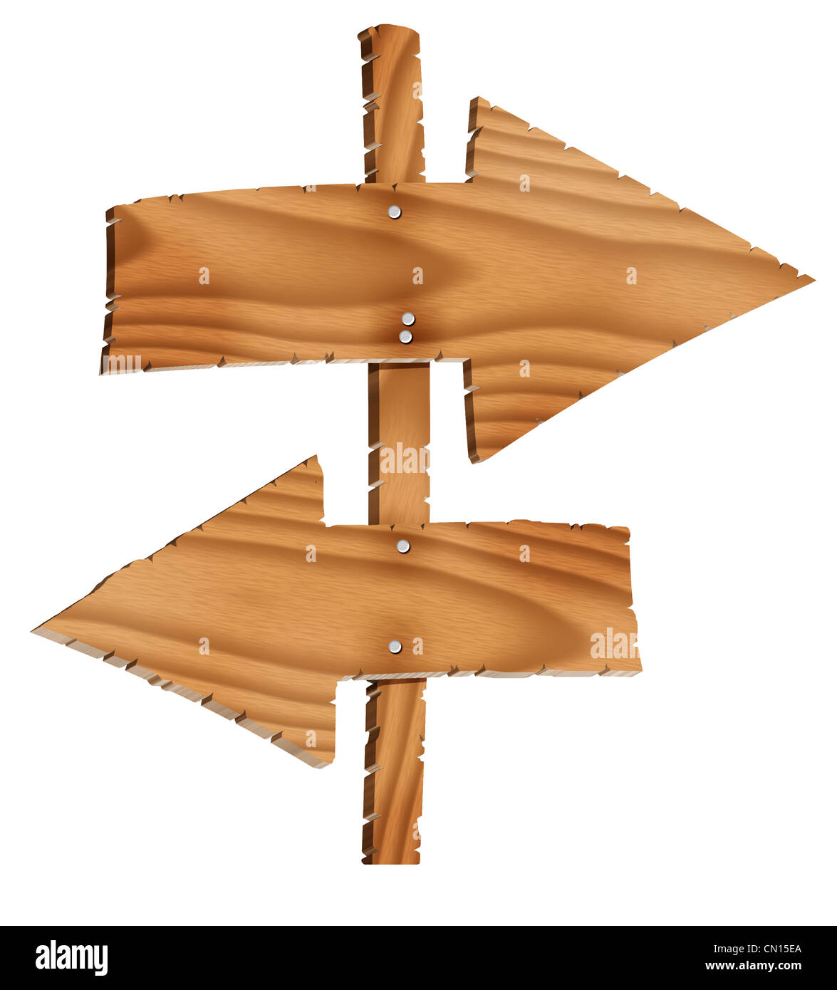 Wooden direction sign Stock Photo - Alamy