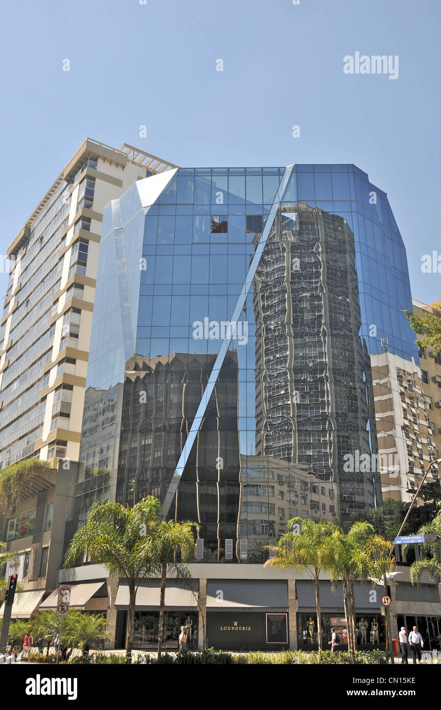 modern building Ataulfo de Paiva Leblon Rio de Janeiro Brazil Stock Photo