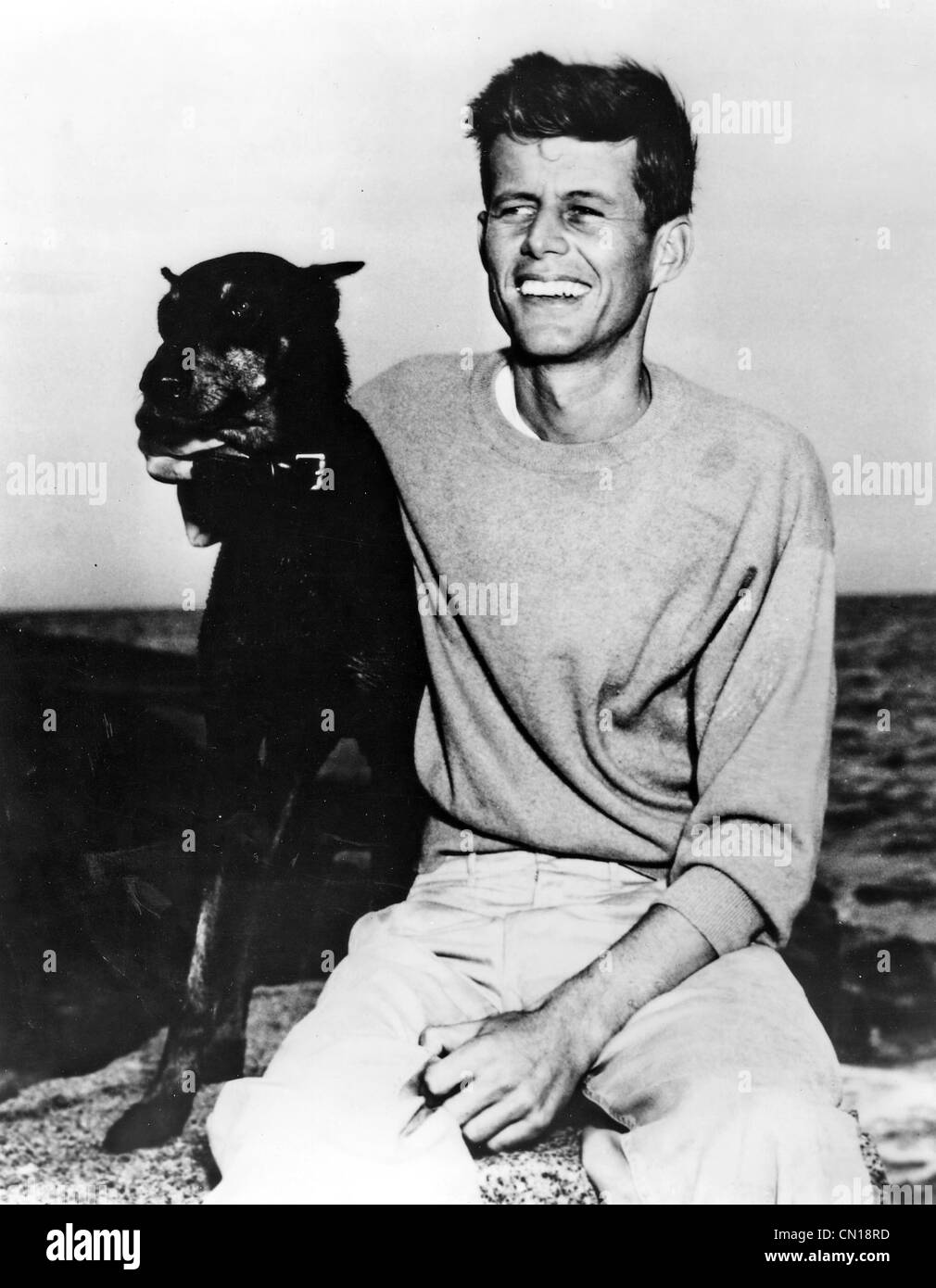 JOHN F KENNEDY (1917-1963) future US President here about 1947 Stock Photo