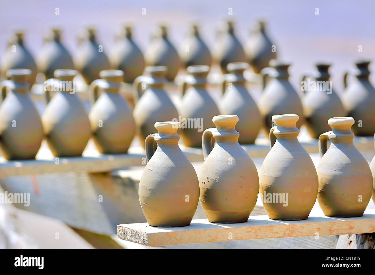 drying ceramic vase Stock Photo Alamy