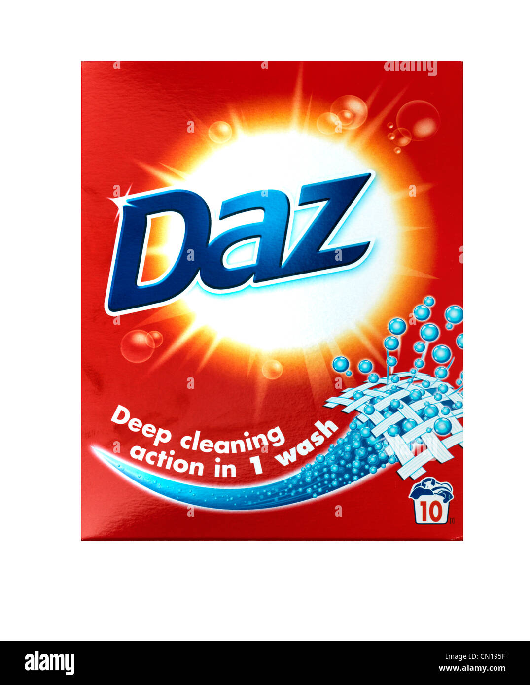 Box Of Daz Washing Detergent Product Of Procter And Gamble Stock Photo