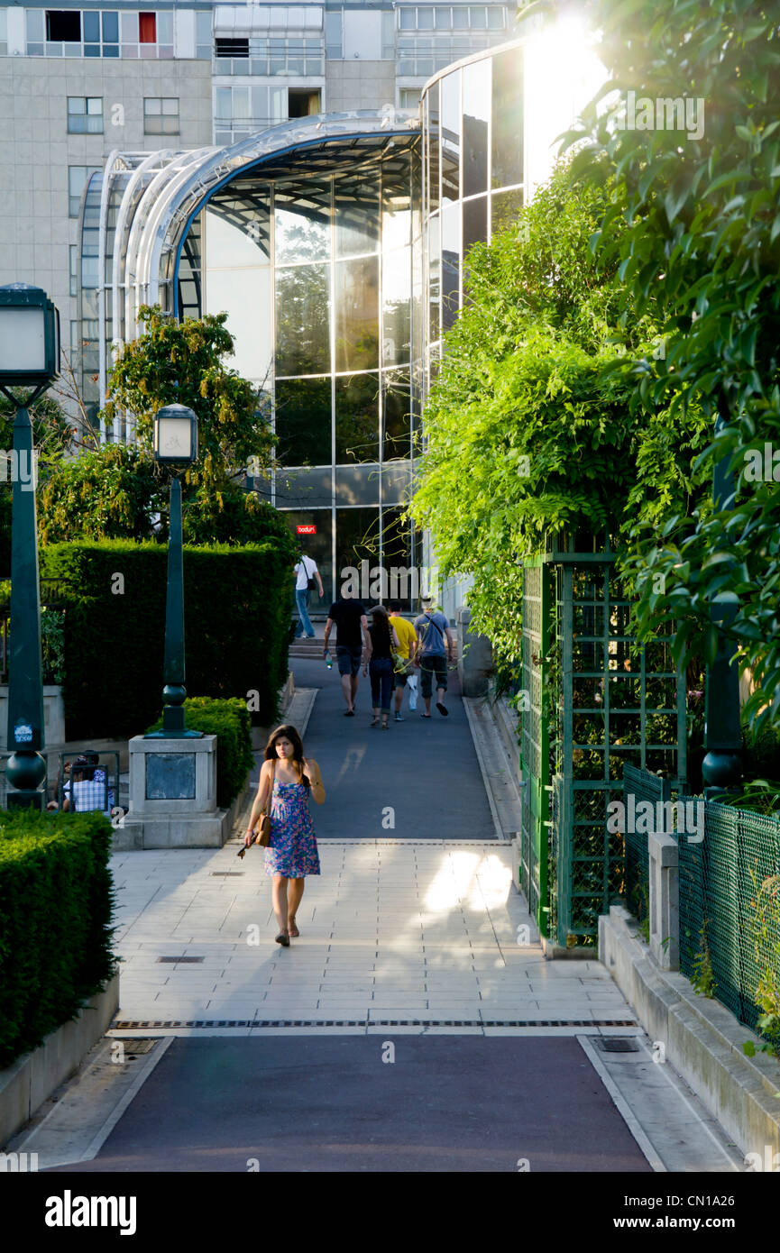 Europe, France, Paris, Les Halles Forum Stock Photo