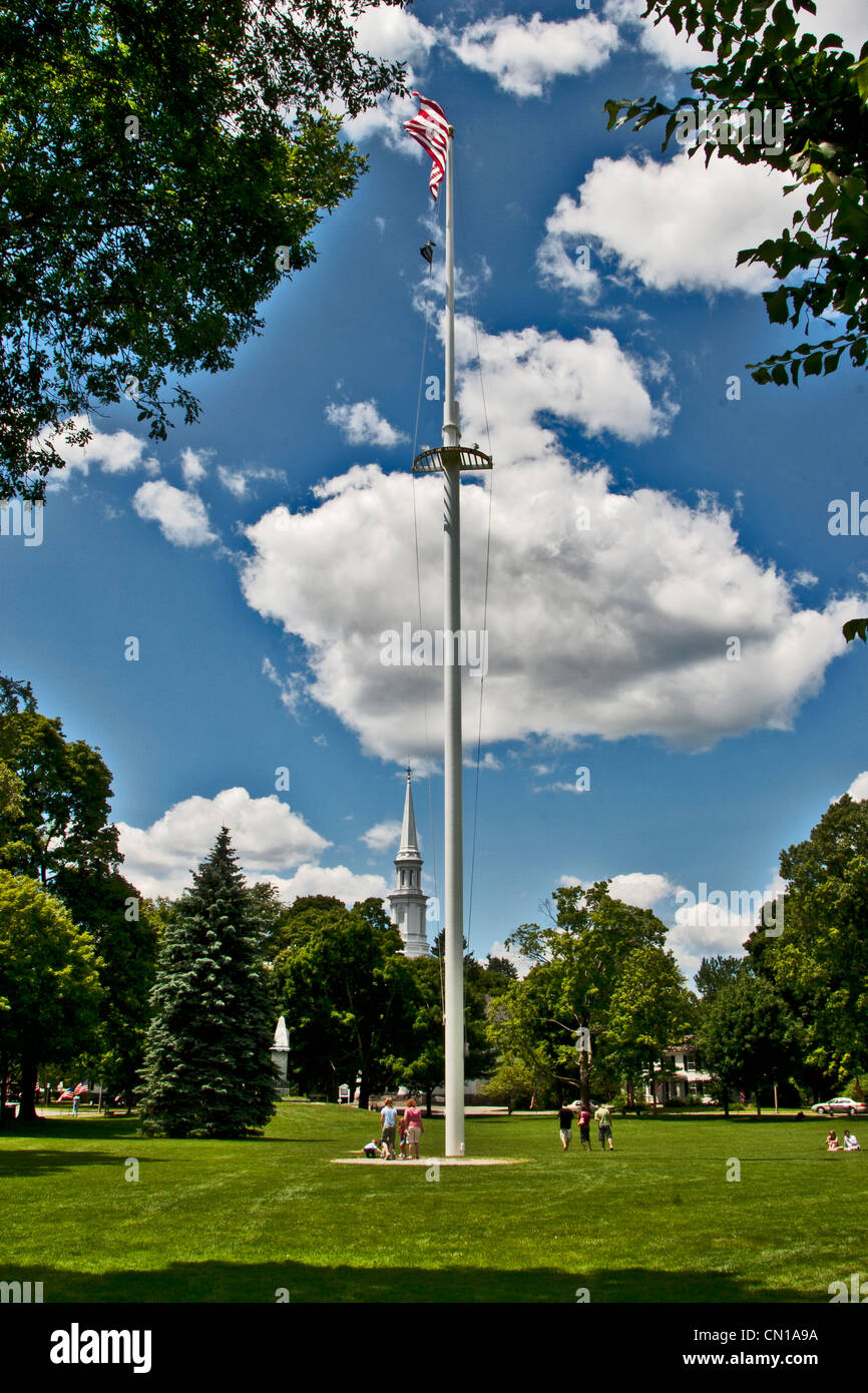 Lexington Massachusetts, Lexington Green, Stock Photo