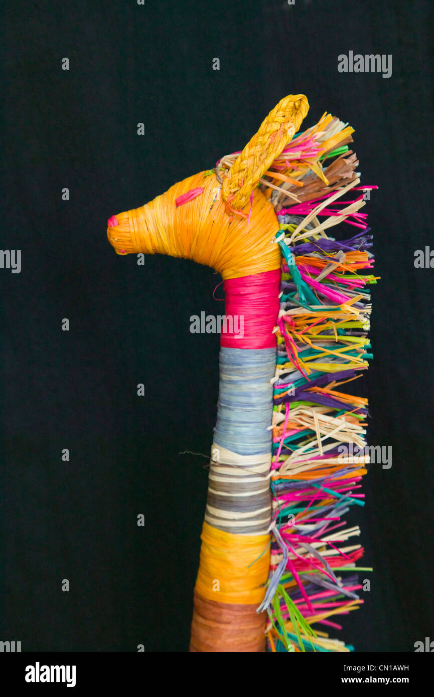 Embroidered giraffe toy, Kenya Stock Photo Alamy