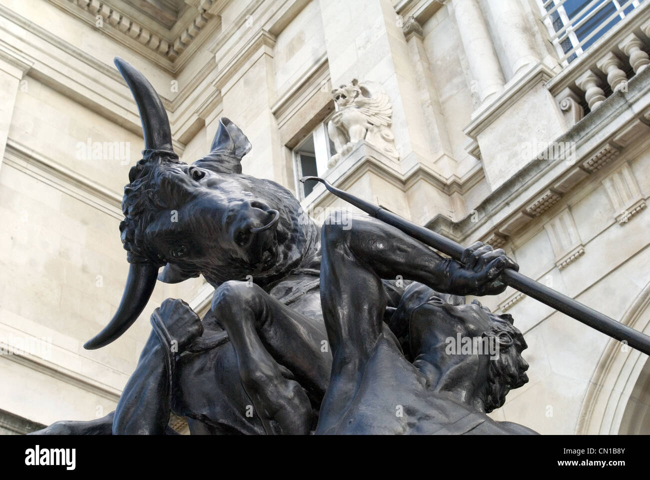 Tate Britain exterior sculpture Stock Photo Alamy