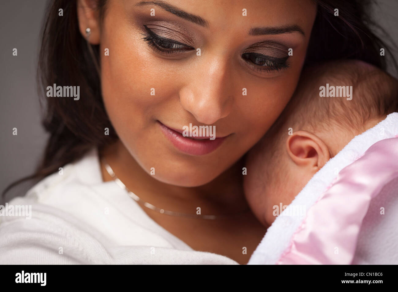 Indian mother new beginning baby hires stock photography and images