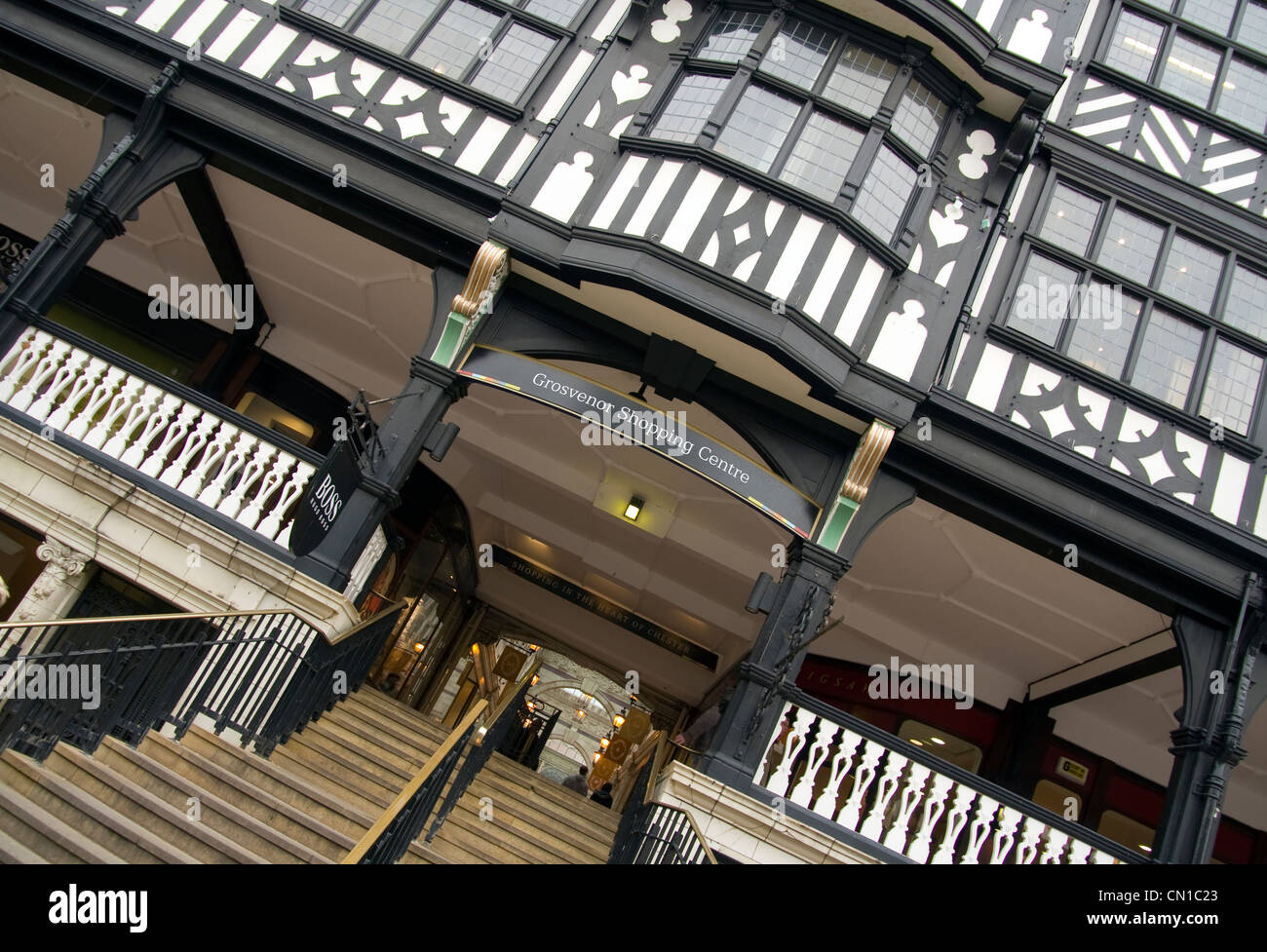 The Grosvenor Shopping Centre, Chester Stock Photo Alamy