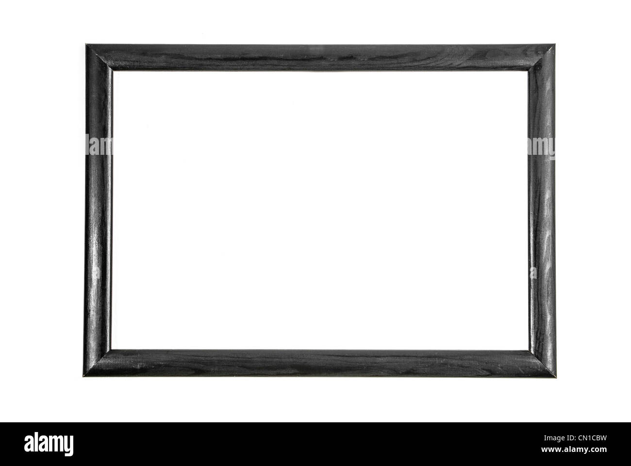 An empty frame on a white wall Stock Photo Alamy