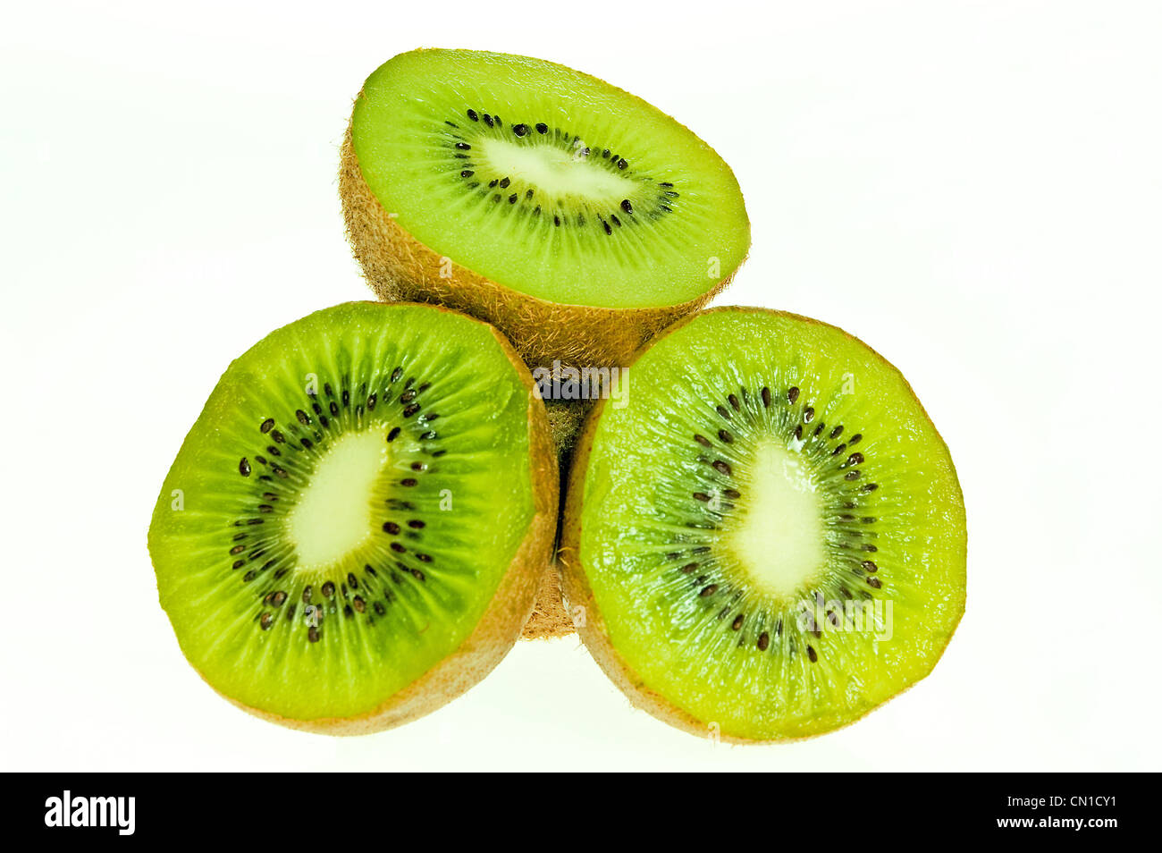 Fresh Kiwi fruit close up Stock Photo