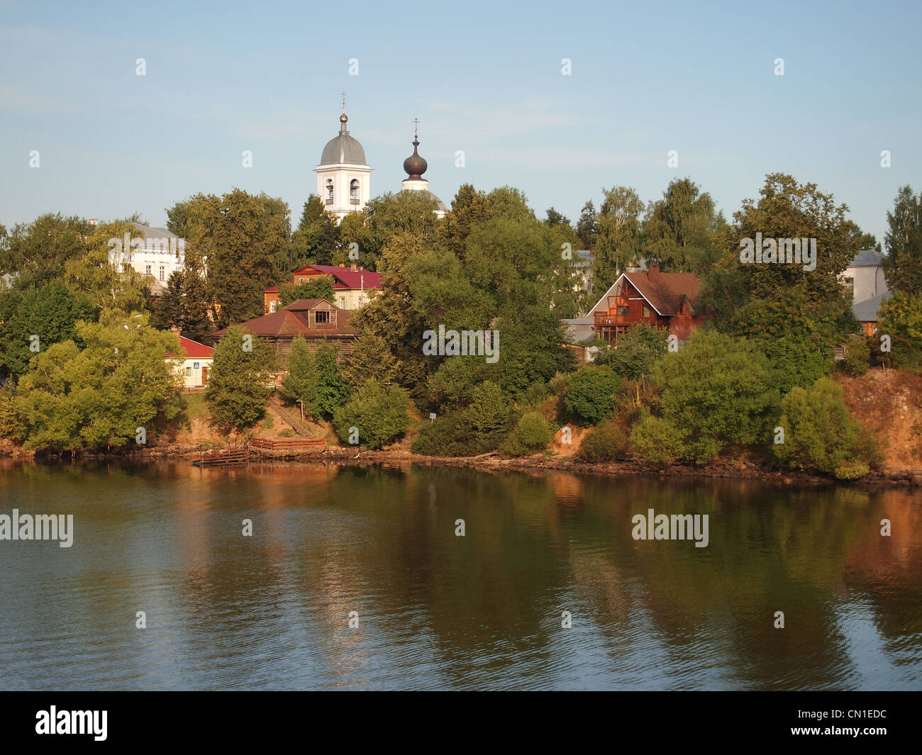 Myshkin, the City of Mice at the River Volga, Russia Stock Photo
