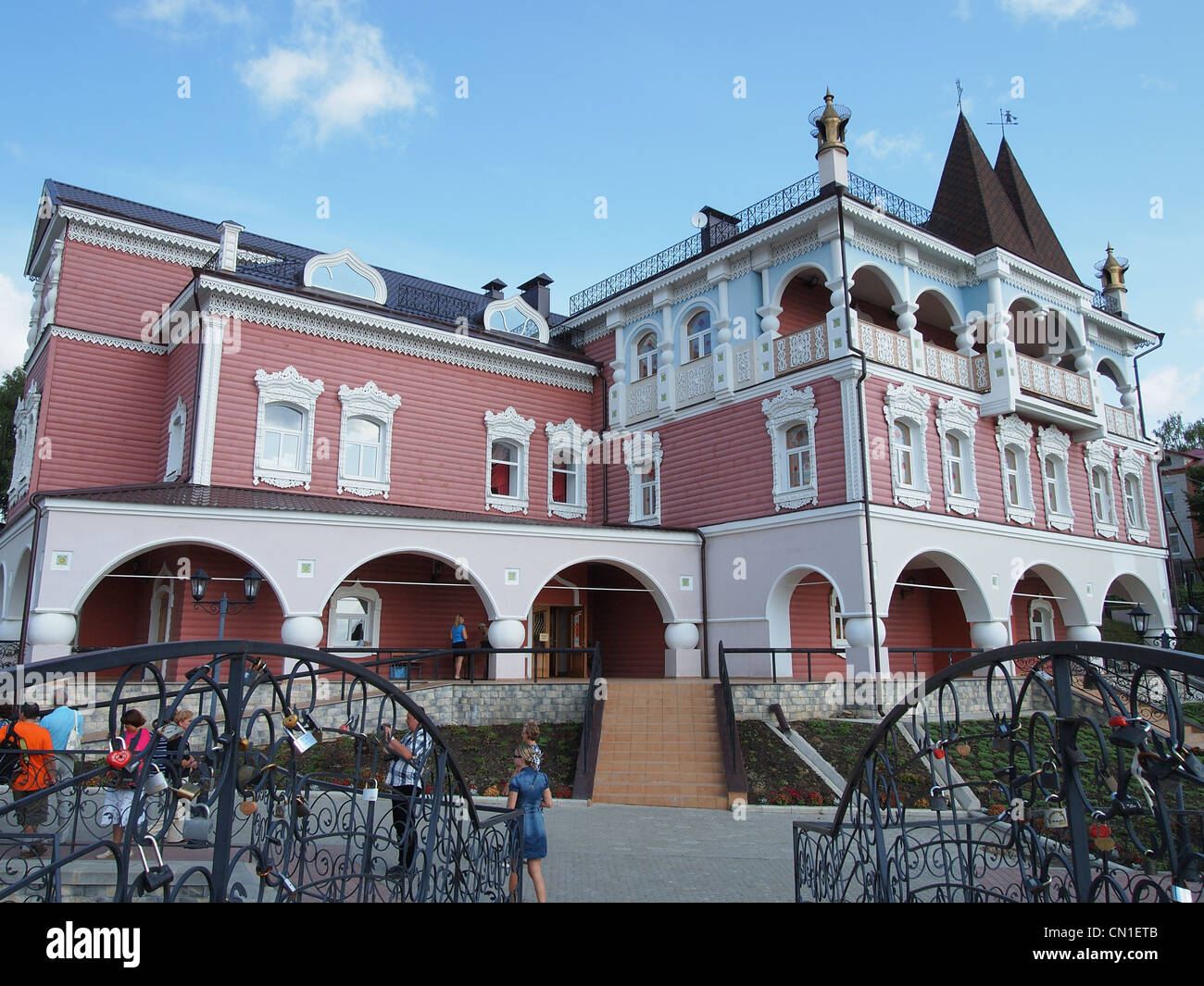 The Palace of Mice (or Mice Palace) in Myshkin, the City of Mice at the River Volga, Russia Stock Photo