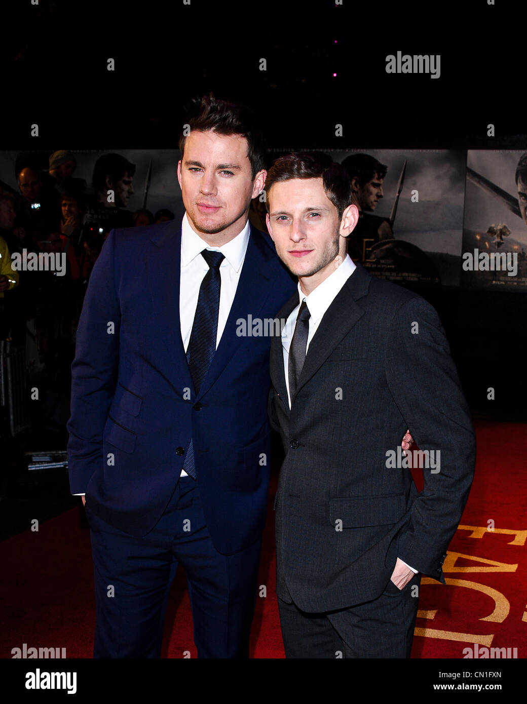 09/03/2011. Channing Tatum and Jamie Bell attends  The UK premiere of THE EAGLE 9th March 2011 .Picture credit should read: Julie Edwards Stock Photo